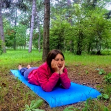 йога на природе